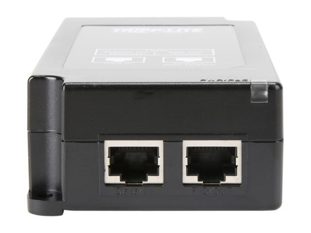 Tripp Lite Gigabit Midspan PoE+ Injector Active IEEE 802.3at/802.3af 1-Port (NPOE-30W-1G)
