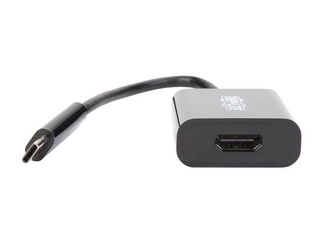 Tripp Lite C To Hdmi Adapter Converter M/f 4k Type C To Hdmi Black Type C Thunderbolt 3 Compatible - External Video Adapter – c 3.1 - Hdmi - Black - image 2