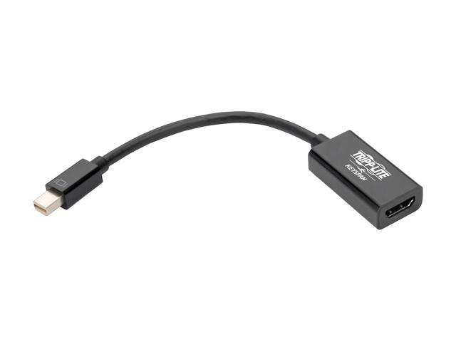 Tripp Lite Mini DisplayPort 1.2 to HDMI Adapter Active mDP to HDMI M/F 6in (P137-06N-HD4K6B)