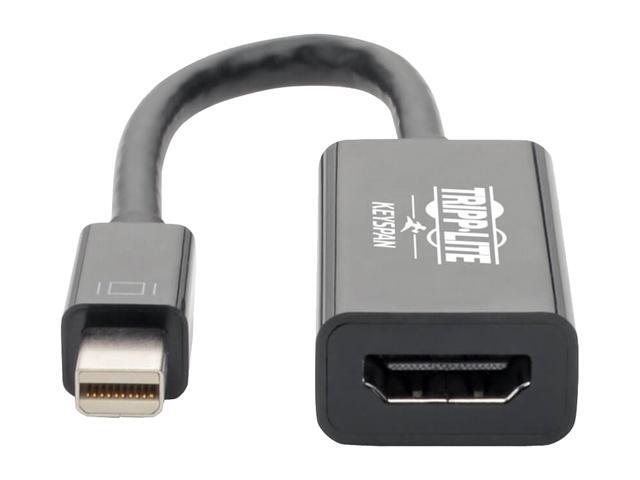 Tripp Lite Mini DisplayPort 1.2 to HDMI Adapter Active mDP to HDMI M/F 6in (P137-06N-HD4K6B)