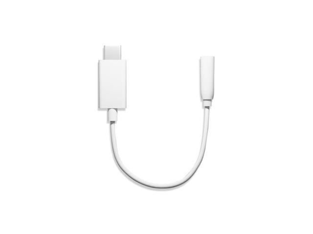 Nippon Labs Type C to 3.5mm Female Audio Adapter, White USB-C headphone Jack Audio Adapter cable 30UC-C35MM