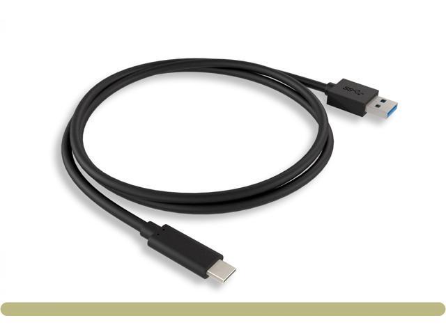 Nippon Labs 6 inch. USB Type C 3.2 Gen 2 Male to Type A Male Cable,10G, 3A, BLACK USB Type-C to A Cable