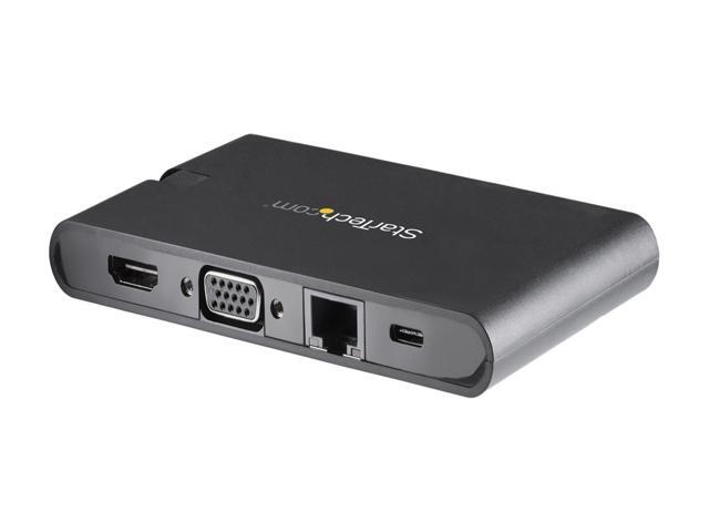 StarTech. com DKT30CHVSCPD USB C Multiport Adapter with HDMI and VGA - Mac / Windows - 3x USB 3.0 - SD / micro SD - PD 3.0 - USB C to USB 3.0 Adapter