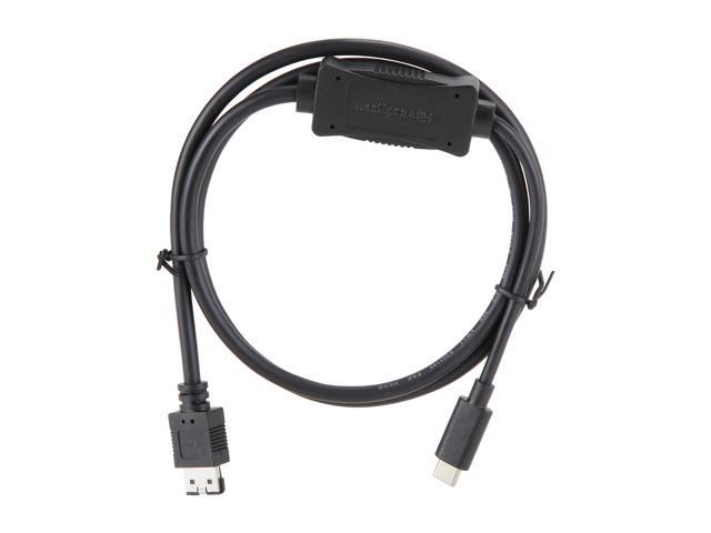 StarTech. com USB3C2ESAT3 3 ft 1m USB C to eSATA Cable - For External Storage Devices with HDD / SSD / ODD - USB 3.0 to eSATA Cable (5Gbps)