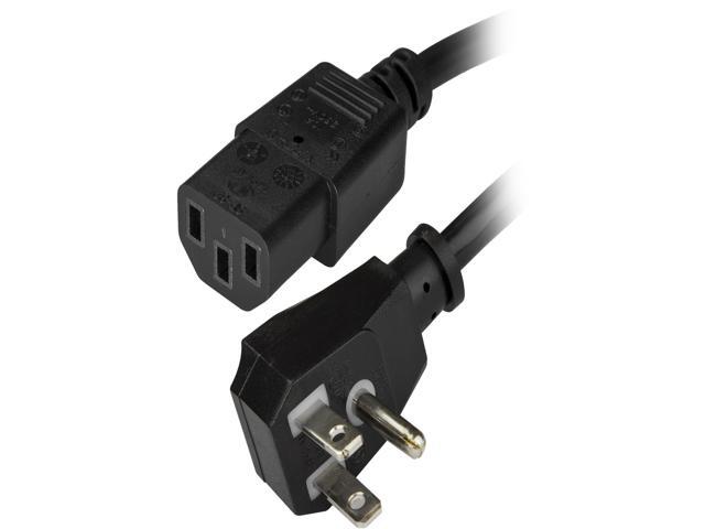 StarTech. com PXTF10110 Power Cord - 10 ft / 3m - NEMA 5-15P to C13 Power Cord - Flat - Computer Power Cord - Power Cable - Power Supply Cord