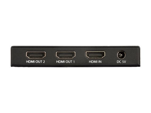 StarTech 2 Port HDMI Splitter 4K 60Hz 1x2 Way HDMI 2.0 Splitter HDR ST122HD ST122HD202 - image 3