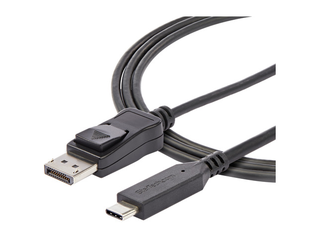 StarTech. com CDP2DP146B 5.9 ft (1.8 m) - USB-C to DisplayPort Adapter Cable - 8K 30Hz - HBR3 - USB-C Adapter - Thunderbolt 3 Compatible