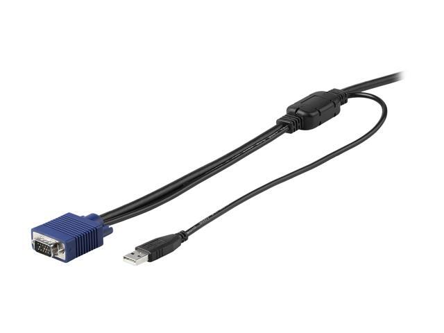 Startech.com 10 Ft. (3 M) Kvm Cable For Startech.com Rackmount Consoles - Vga And Kvm Console Cable (rkconsuv10) - Video / Cable - Mini-vga (m) To Usb Hd-15 (vga) (m) - 10 Ft - For P/n: - image 4