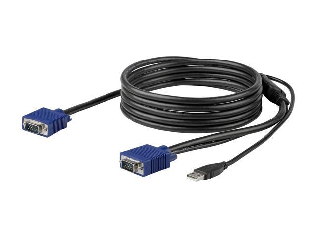 Startech.com 10 Ft. (3 M) Kvm Cable For Startech.com Rackmount Consoles - Vga And Kvm Console Cable (rkconsuv10) - Video / Cable - Mini-vga (m) To Usb Hd-15 (vga) (m) - 10 Ft - For P/n: - image 2