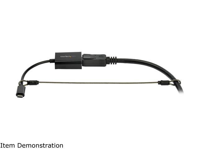 StarTech. com CONNLOCKPK10 Security Tether Cable - 10 Pack Universal Steel Anti-Theft Cables - Adjustable - Heat Shrink Covers (CONNLOCKPK10)