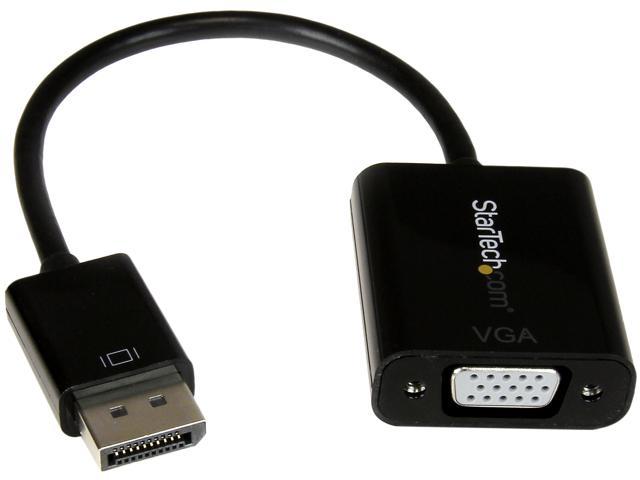 StarTech.com DP2VGA3X5 DisplayPort to VGA Display Adapter - 1080p 1920x1200 - Active DP to VGA (Male to Female) HD Video Converter for.
