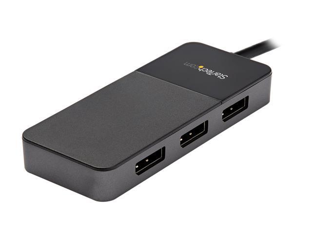 StarTech. com MST14DP123DP 3 Port DisplayPort MST Hub - 3 x 4K - DP 1.4 Multi Monitor Splitter for Windows - HDR - EDID (MST14DP123DP)