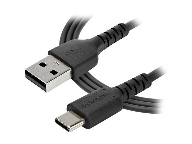 StarTech. com RUSB2AC1MB 1m (3.28 ft.) USB A to USB C Cable - High Quality USB 2.0 Data Transfer & Charge Cable - Male to Male - Aramid Fiber -...