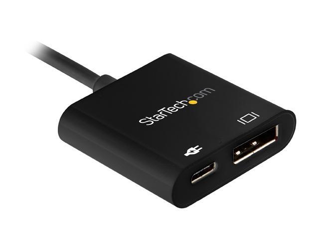StarTech USB C to DisplayPort Adapter with 60W Power Delivery Pass-Through - 8K/4K USB Type-C to DP 1.4 Video Converter w/ Charging (241333) - image 2