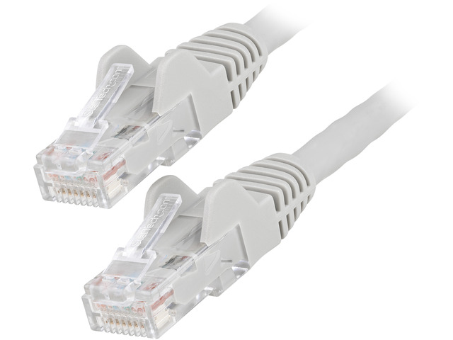 30ft (9m) LSZH CAT6 Ethernet Cable, 10 Gigabit Snagless RJ45 100W PoE Patch Cord, CAT 6 10GbE UTP Network Cable w/Strain Relief, Gray/Fluke...