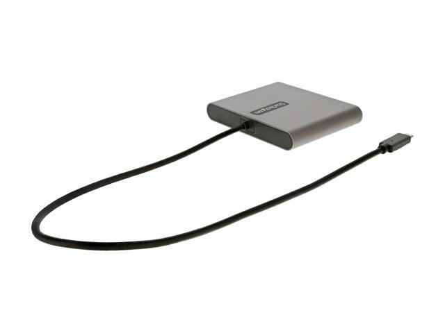 USB C to 4 HDMI Adapter, External Video & Graphics Card, USB Type-C to Quad HDMI Monitor Display Adapter Dongle, 1080p 60Hz, Video Converter,...