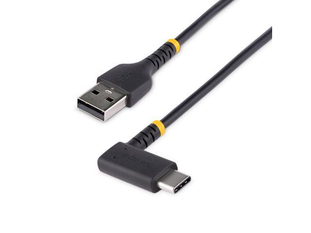 StarTech. com 6ft (2m) USB A to C Charging Cable Right Angle R2ACR-2M-USB-CABLE
