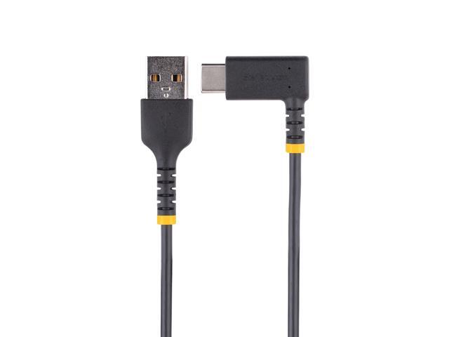 StarTech. com 6ft (2m) USB A to C Charging Cable Right Angle R2ACR-2M-USB-CABLE