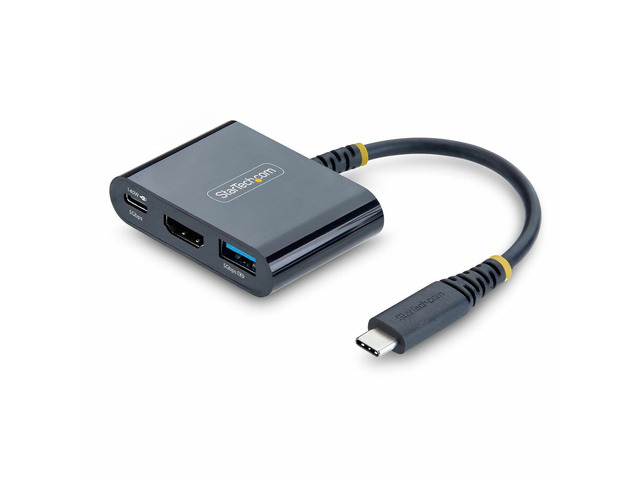 StarTech USB-C to HDMI Multiport Adapter with 140W PD Charging, 4K 60Hz HDMI, USB 5Gbps Hub, Mini Dock - 168B-USBC-MULTIPORT