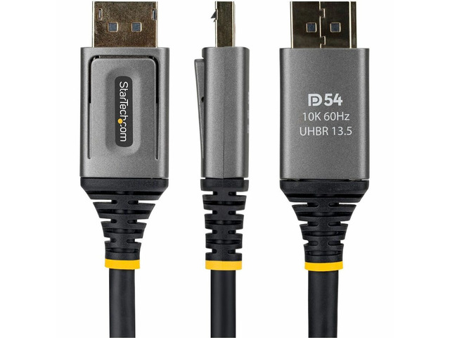 StarTech 10ft DisplayPort 2.1 Cable, VESA Certified DP54 DisplayPort Cable, 8K 60Hz, 4K 240Hz w/DSC 1.2a