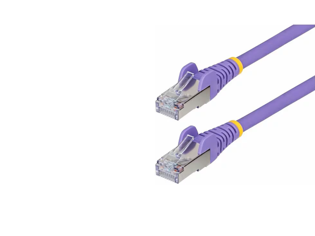 StarTech 3ft Purple CAT6a Ethernet Cable - Snagless RJ45 - 10G - 100W PoE - S/FTP, LSZH - 27AWG Pure Copper - 500MHz - Shielded Network Cords -...