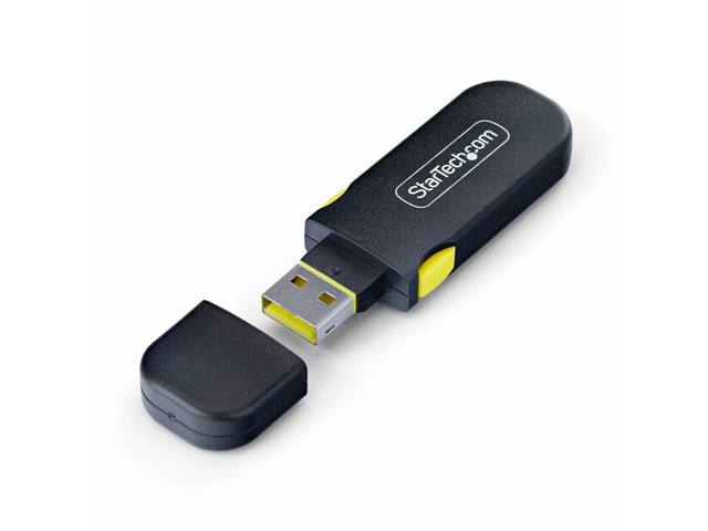 StarTech USB-A Port Blocker Key with 4x Locking USB-A Dust Cover Plugs - Snap-In Reusable Port Protectors for Laptops & Computers - USB-A-PORT-BLOCKER