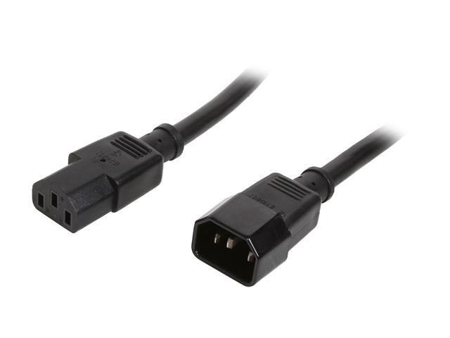 StarTech. com Model PXT100146 6 ft. 14 AWG Computer Power Cord Extension - C14 to C13