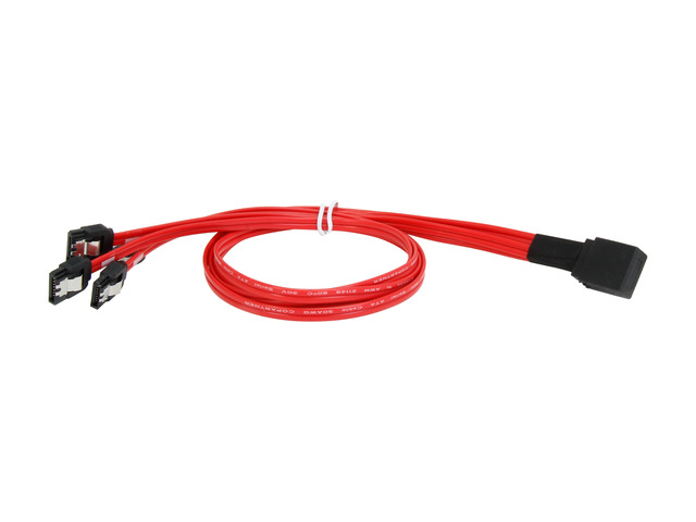 Open Box - StarTech. com Model SAS8087S4R50 19.7' SFF-8087 to 4x SATA - Internal Mini SAS to SATA Reverse Cable