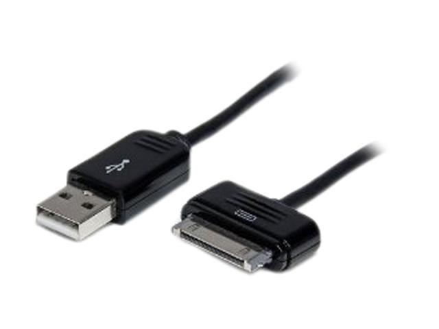 StarTech.com USB2SDC1M Black Dock Connector to USB Cable for Samsung Galaxy Tab photo