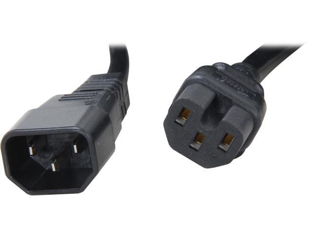 StarTech. com PXTC14C156 6 ft. 14 AWG Computer Power Cord - IEC C14 to IEC C15