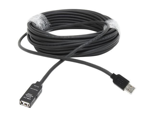 StarTech USB2AAEXT15M 49.21 ft 15m USB 2.0 Active Extension Cable - M/F