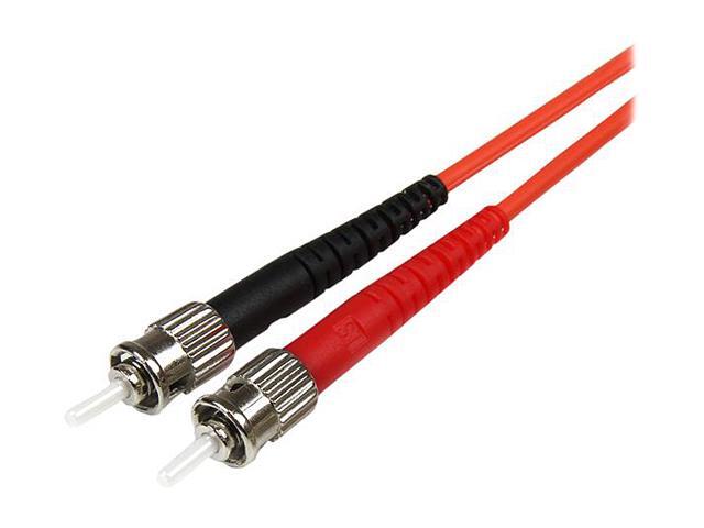 StarTech. com 50FIBLCST5 16.4 ft. 5m Multimode 50/125 Duplex Fiber Patch Cable LC - ST