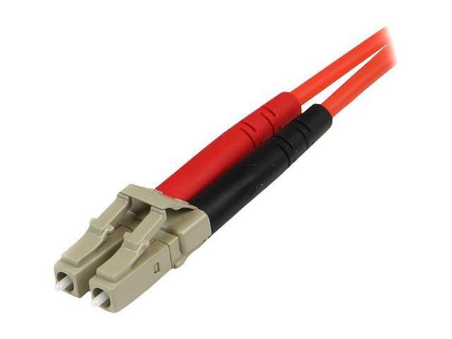 StarTech. com 50FIBLCST5 16.4 ft. 5m Multimode 50/125 Duplex Fiber Patch Cable LC - ST