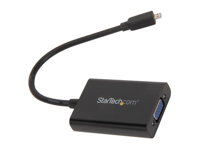 StarTech. com MCHD2VGAA2 Micro HDMI to VGA Adapter Converter with Audio for Smartphones / Ultrabooks / Tablets - 1920x1200