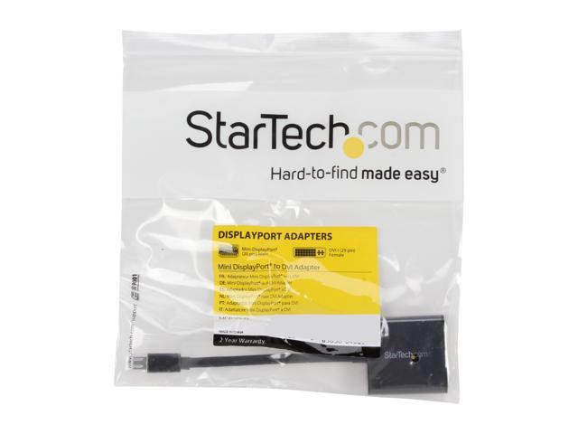 StarTech. com MDP2DVI3 Mini DisplayPort to DVI Adapter - 1920x1200 - 1080p - Dongle - Monitor Adapter - Mini DisplayPort Adapter - Mini DP to DVI