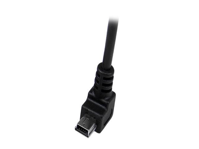 StarTech USBAMB2MD 2m Mini USB A to Down Angle Mini B Cable - Black