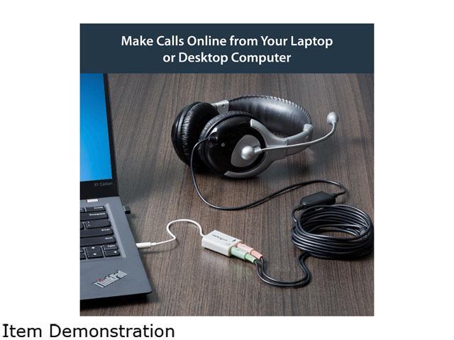 StarTech Headset Output Splitter for Dedicated Mic & Headphone Plugs (White) - image 4