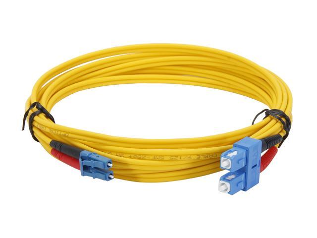 StarTech. com SMFIBLCSC4 13.12 ft. (4m) Single Mode Duplex Fiber Patch Cable LC-SC