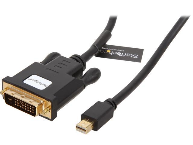 StarTech.com Model MDP2DVIMM3BS Mini DisplayPort to DVI Active Adapter Converter Cable - mDP to DVI 1920 x 1200