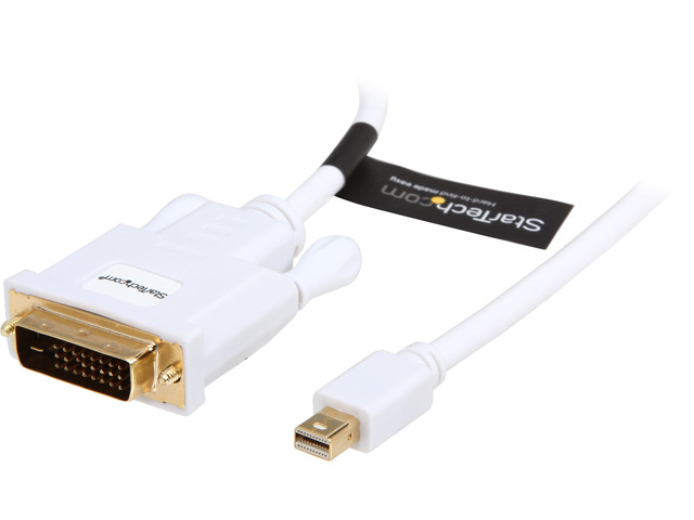 StarTech. com Model MDP2DVIMM3WS Mini DisplayPort to DVI Active Adapter Converter Cable - mDP to DVI 1920x1200