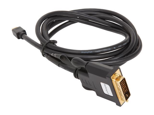 StarTech. com MDP2DVIMM6BS 6 ft Mini DisplayPort to DVI Active Adapter Converter Cable - 6ft (1.8m) Active mDP to DVI Cable for PC - 1920x1200 - Black