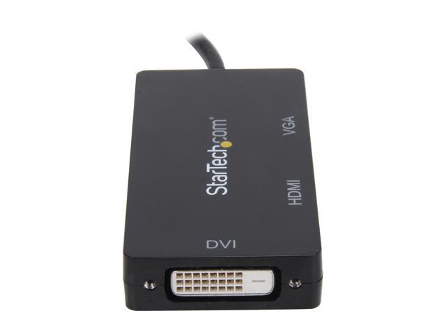 StarTech. com MDP2VGDVHD Mini DisplayPort Adapter - 3-in-1 - 1080p - Monitor Adapter - Mini DP to HDMI / VGA / DVI Adapter Hub