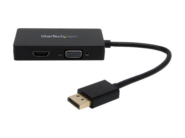 StarTech. com DP2VGDVHD Travel A/V adapter: 3-in-1 DisplayPort to VGA DVI or HDMI converter