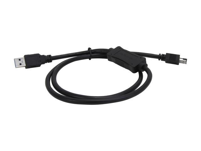 StarTech. com USB3S2ESATA3 Adapter Cable - 3ft eSATA Hard Drive to USB 3.0 Adapter Cable - SATA 6 Gbps