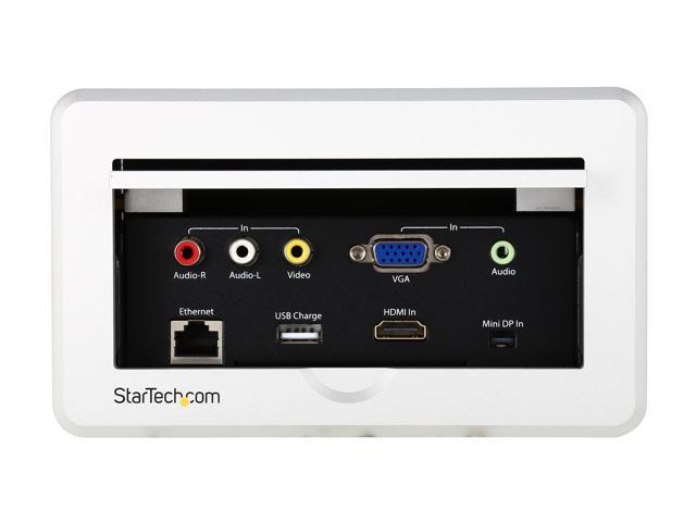 StarTech. com BOX4HDECP Conference Table Connectivity Box - HDMI / VGA / Mini DisplayPort to HDMI Output