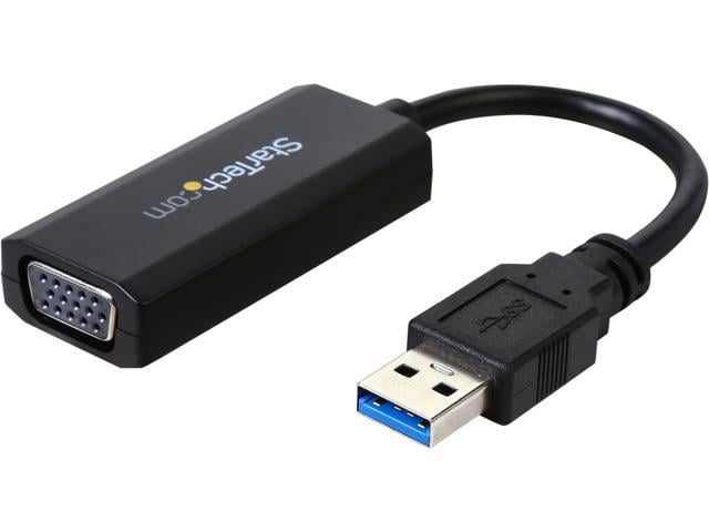 StarTech.com USB32VGAV USB 3.0 to VGA Display Adapter 1920x1200, On-Board Driver Installation, Video Converter with External Graphics Card.