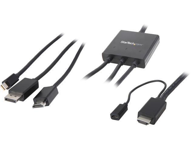 StarTech.com DPMDPHD2HD HDMI, DisplayPort or Mini DisplayPort to HDMI Converter Cable