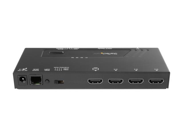 StarTech. com VS421HD4KA 4-Port HDMI Automatic Video Switch - 4K with Fast Switching