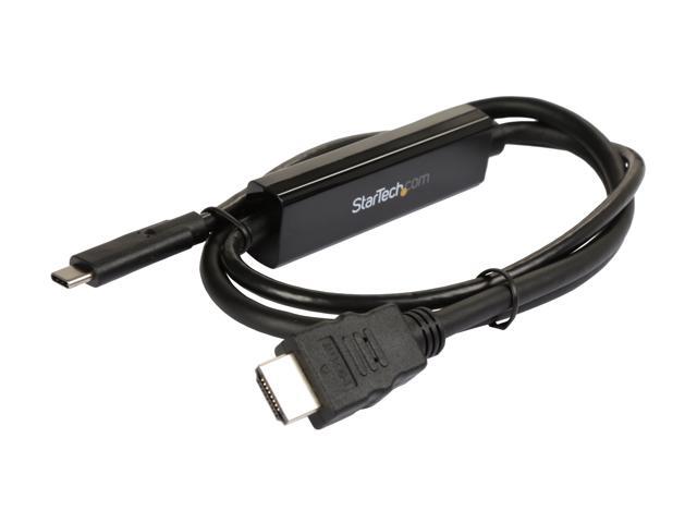 StarTech. com CDP2HDMM1MB USB C to HDMI Cable - 3 ft / 1m - USB-C to HDMI 4K 30Hz - USB Type C to HDMI - Computer Monitor Cable