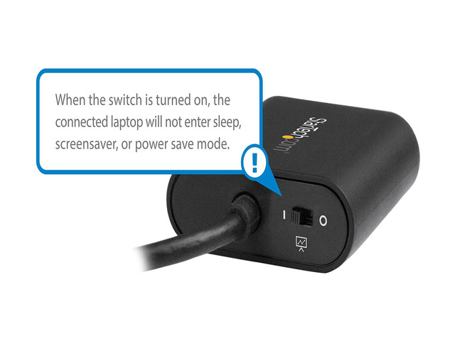 StarTech CDP2HD4K60SA USB C to HDMI Adapter - With Stay Awake - Presentation Mode - 4K at 60 Hz - Thunderbolt 3 Compatible - USB C Adapter